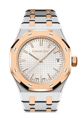 Audemars Piguet Royal Oak 37 Silver-Toned Dial Stainless Steel Watch 15550Sr.oo.1356Sr.01